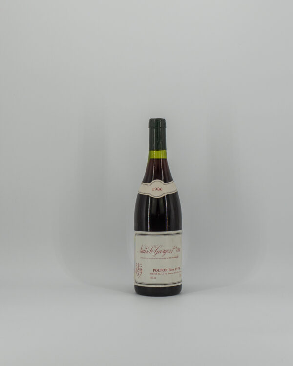 1986 Poupon Nuits Saint Georges 1er Cru